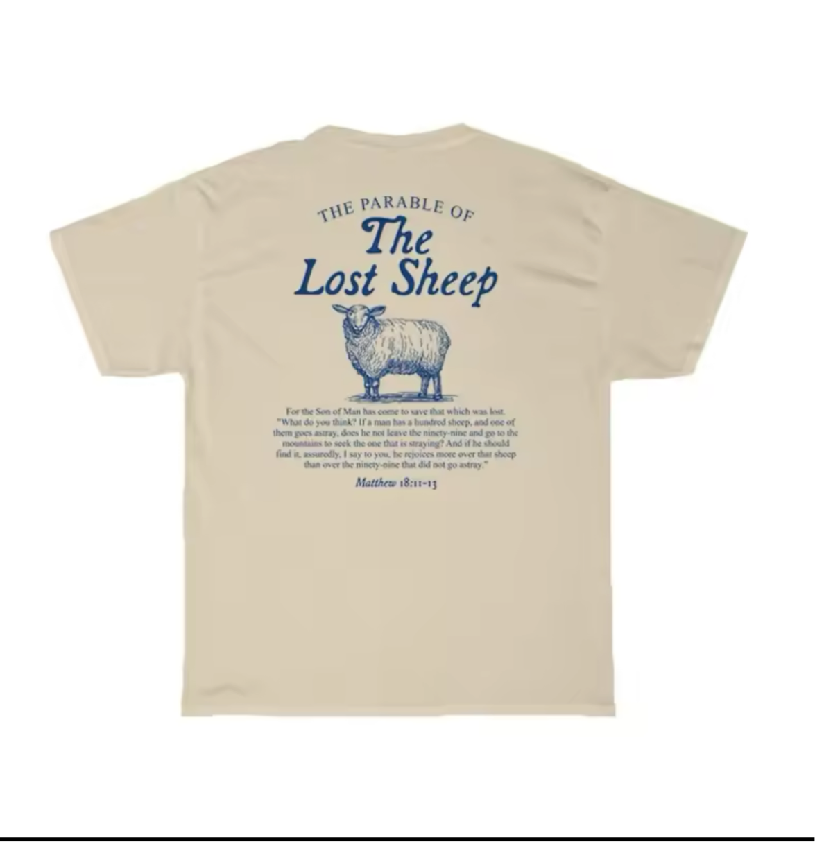 The parable of the lost sheep t shirt