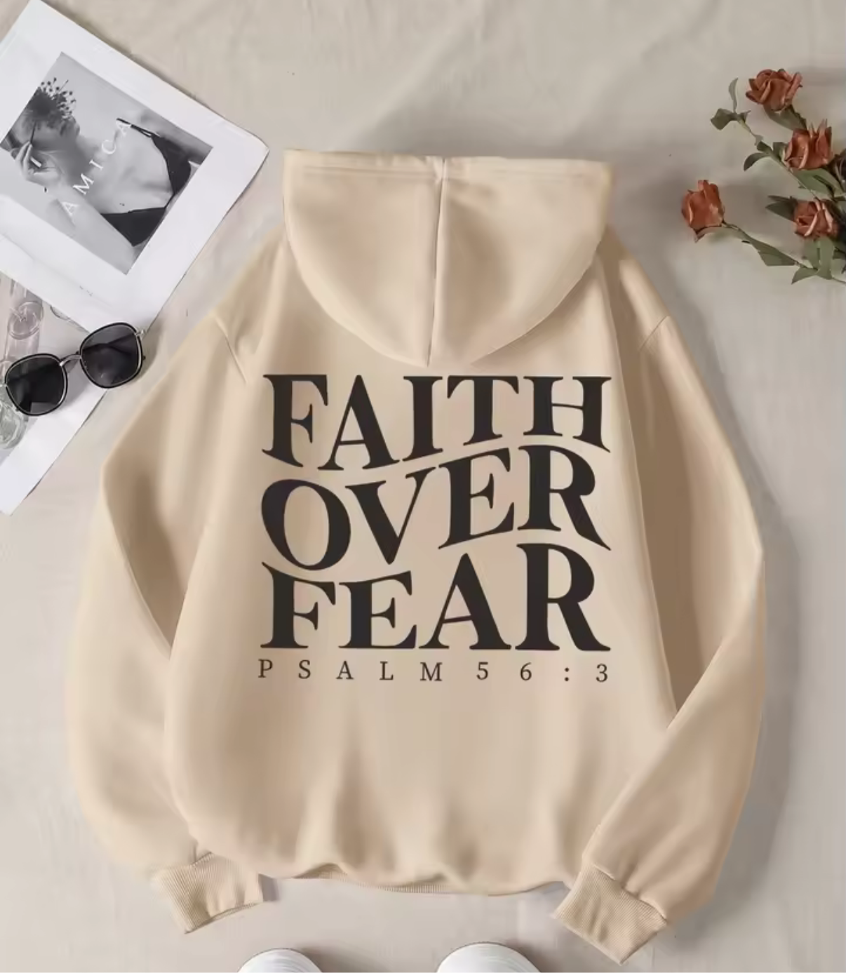 Faith over fear hoodie