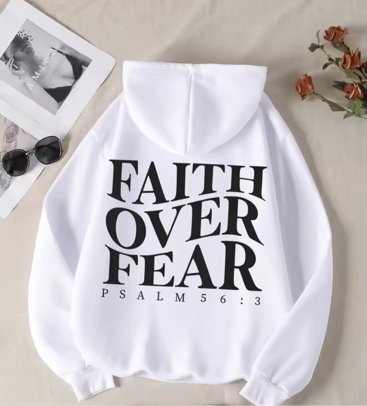 Faith over fear hoodie