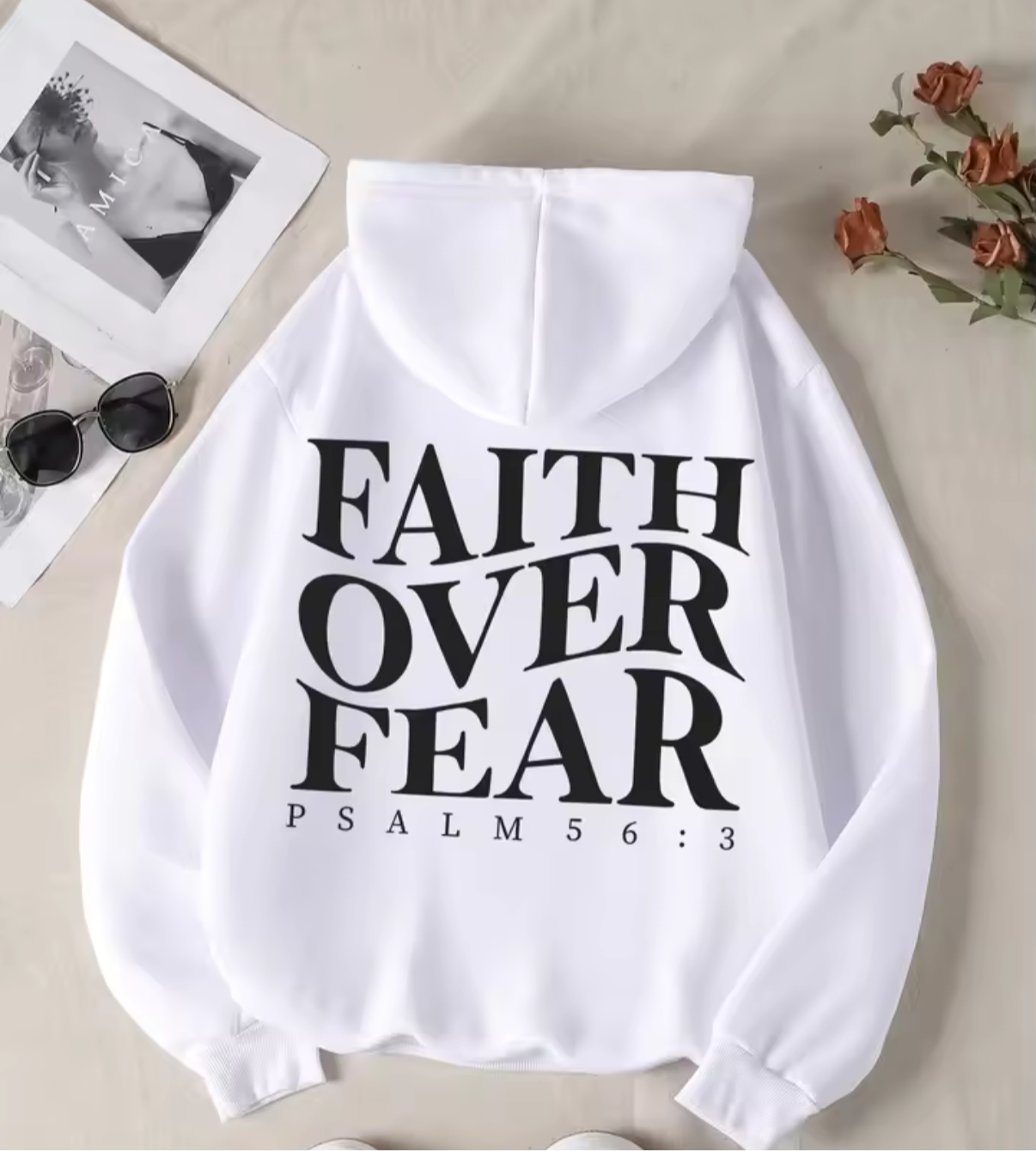 Faith over fear hoodie